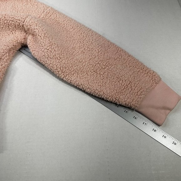 Champion C9 Women's Size Large Jacket Hooded Sherpa Full Zip Closure Pink New - Picture 11 of 16